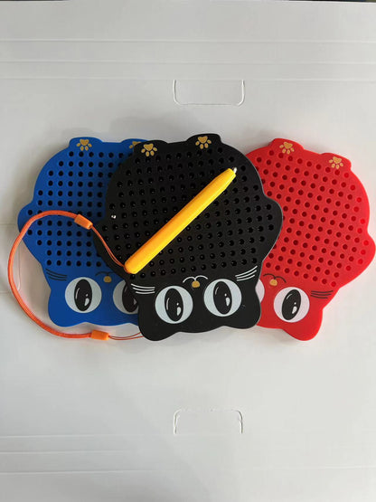 Alphanumeric magnetic writing board steel beads magnetic drawing board educational creative toys factory direct export to Europe and America