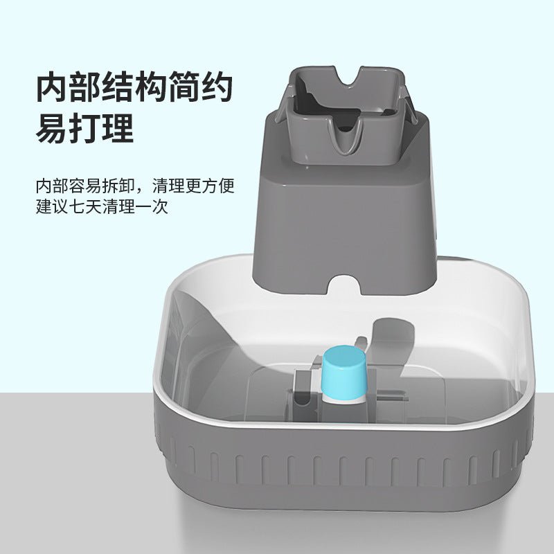 High Temperature Ceramic Pet Electric Water Dispenser Automatic Circulation Fountain Filtration Cat Dog Water Feeder Dog Cat Universal