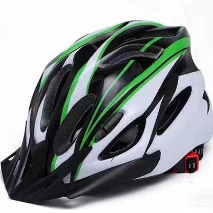 Outdoor cycling one-piece helmet is porous, breathable, ultra-light, and unisex in summer, and the size adjustable safety helmet