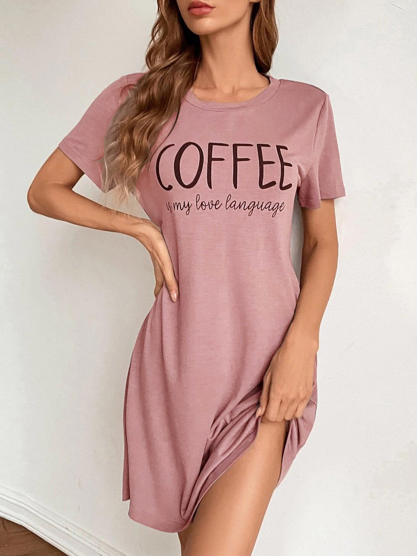 European and American new fashion dress ladies summer summer home service dress