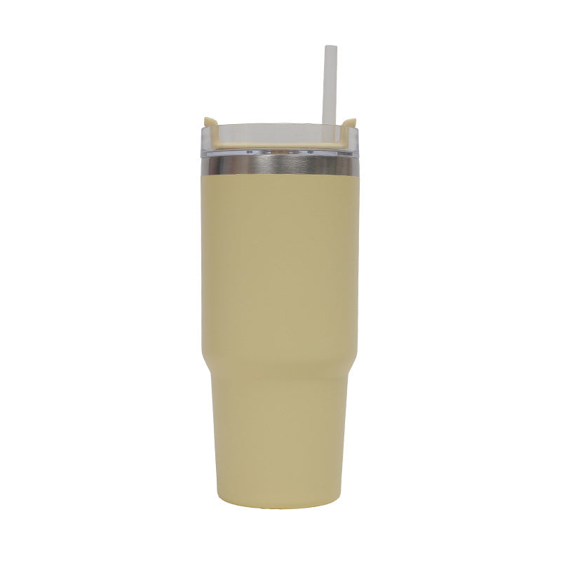 New hand-held car car mug Ice Fighter Cup mini thermos mug female high value cute stainless steel thermos water cup