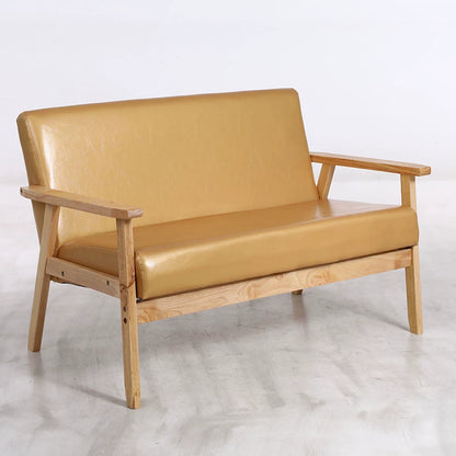 Nordic Japanese-style simple combination small apartment solid wood rental house modern economical clothing store double sofa table and chairs