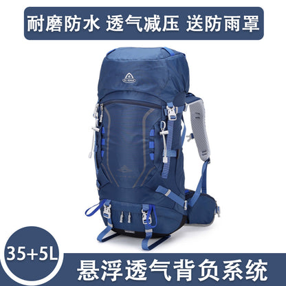 Ai Wang Outdoor Hiking Bag Suspension Carrying Large Capacity Travel Backpack Camping Trekking Bag Carrying Cycling Bag 40 Liters