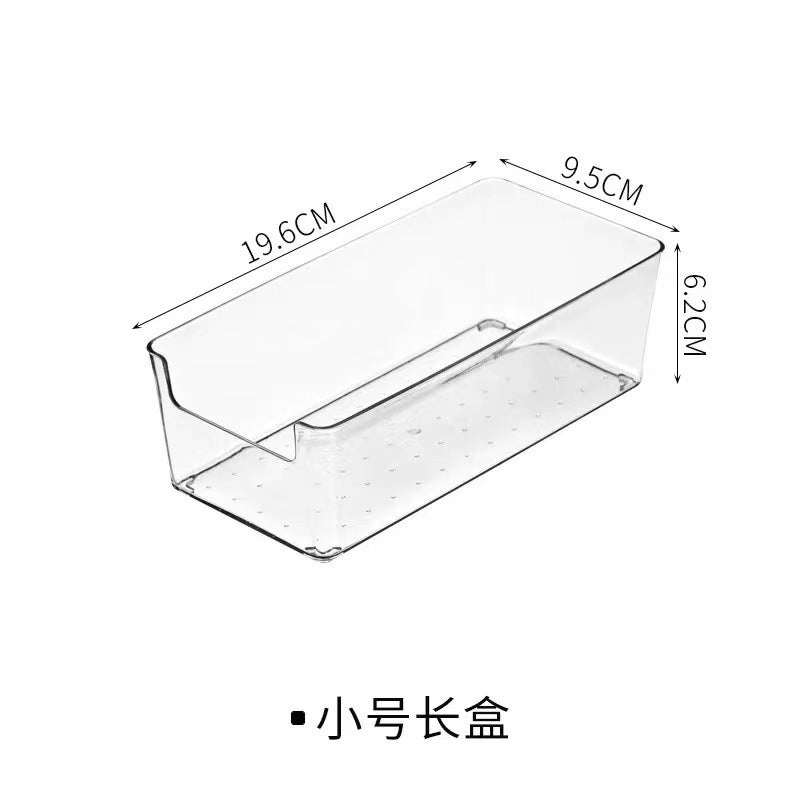 Table storage box, acrylic cosmetics, snacks, transparent basket, skin care products, mask, dormitory organization, sundries, shelf