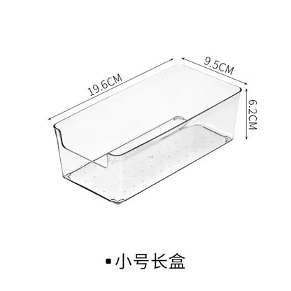 Table storage box, acrylic cosmetics, snacks, transparent basket, skin care products, mask, dormitory organization, sundries, shelf