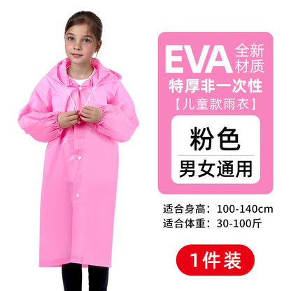 Raincoat thickened for adults to wear outside, travel portable, outdoor mountaineering, single long full-body rainstorm, disposable poncho