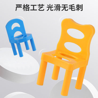 Kindergarten early education stacking chair building blocks multi-person desktop educational toys parent-child interaction balance training