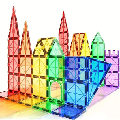 large color window magnetic sheet strong magnetic building block children's educational toy assembly for men and women with free shipping