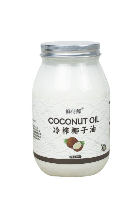 Cold-pressed 100% pure coconut oil primary-pressed edible oil hair care garnish Hainan baking ketogenic coconut oil food base oil