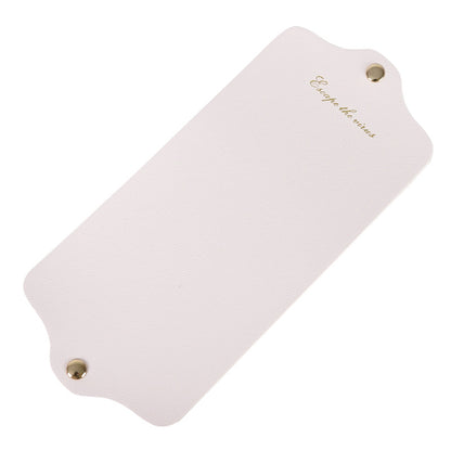 Yueting mask storage folder Japanese style double-sided leather mask temporary storage folder can be folded small and fresh mask storage box