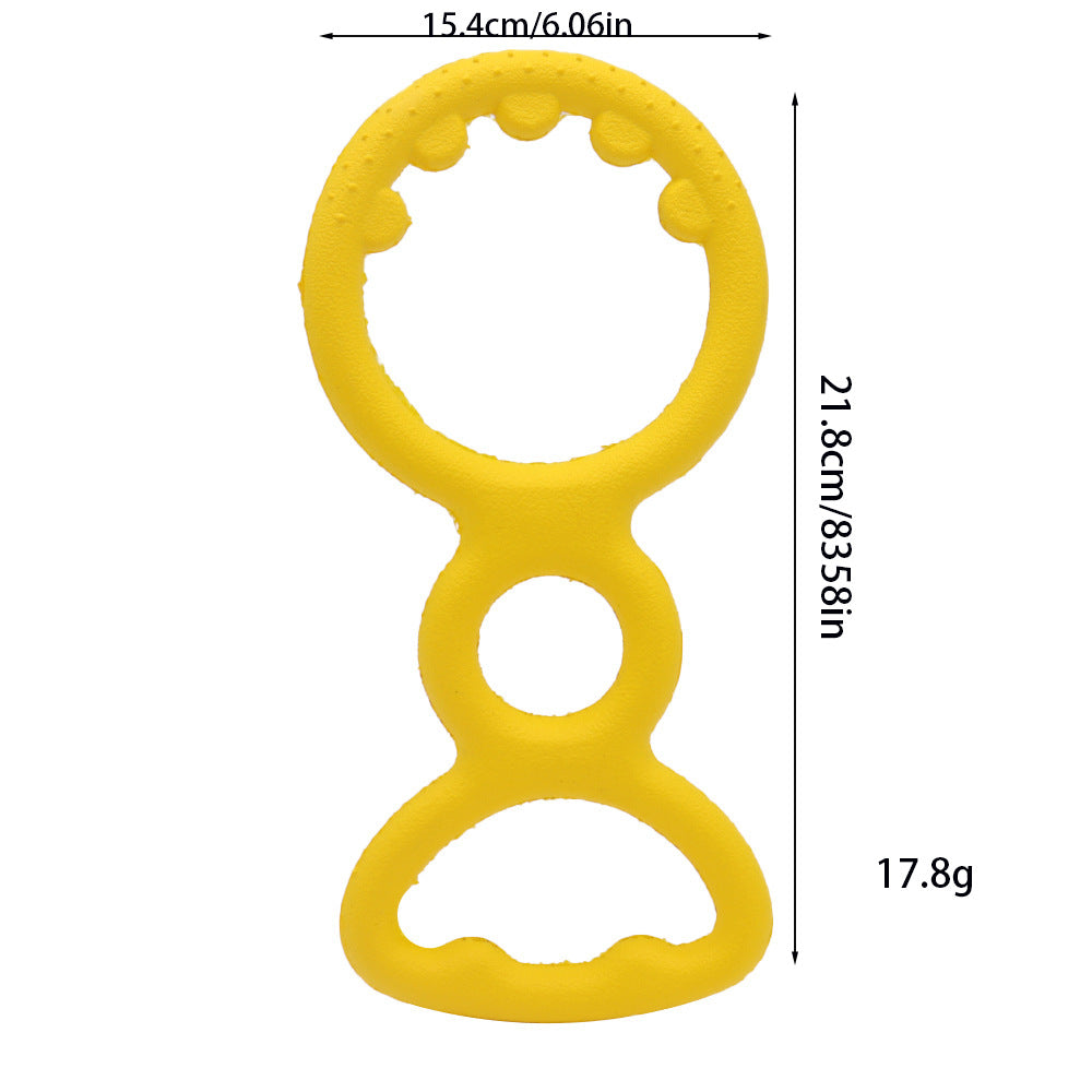 EVA pet toys dog frisbee bite ring dog toys can't bite teeth grinding pet ball puppy supplies dog pull tab