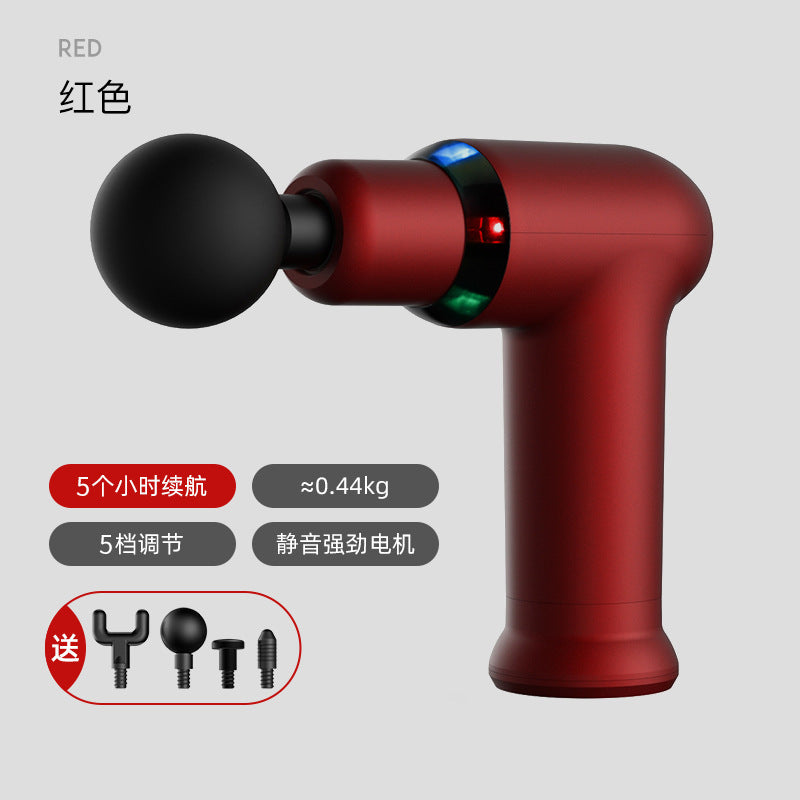 Mini Electric Hot Compress Fascia Gun Portable Fitness Massage Gun Fascia Gun Vibrating Muscle Relaxation Massager Manufacturer