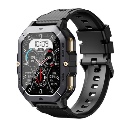 C28 smart watch 2.02 inch HD screen Bluetooth call rugged outdoor sports heart rate blood oxygen