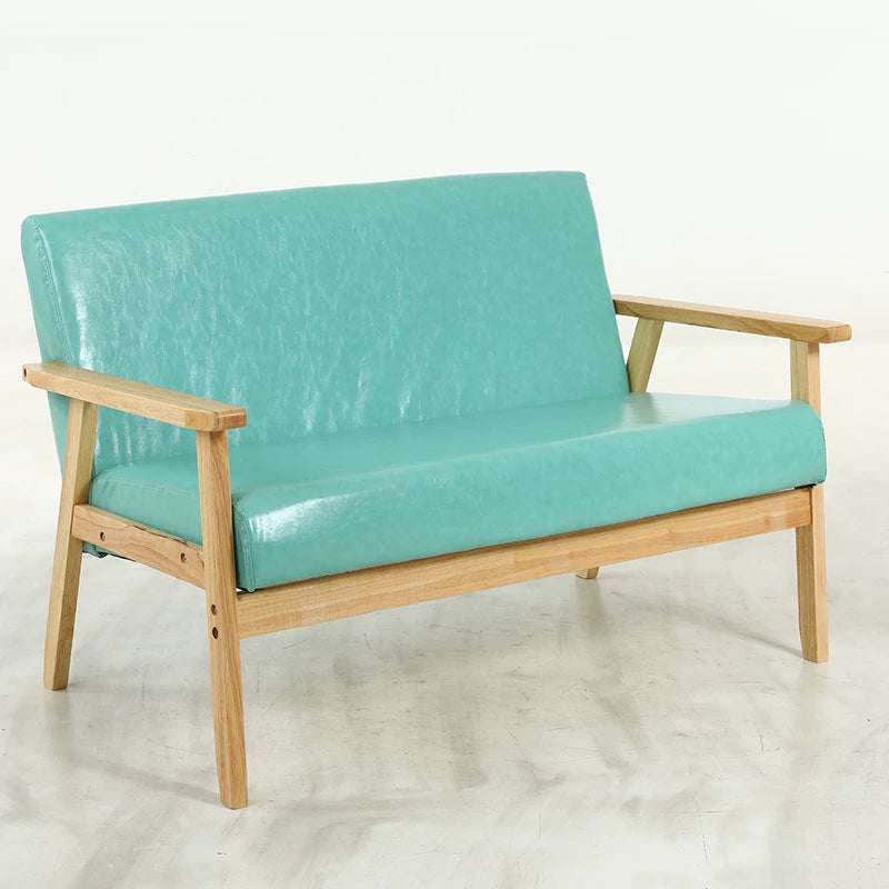 Nordic Japanese-style simple combination small apartment solid wood rental house modern economical clothing store double sofa table and chairs
