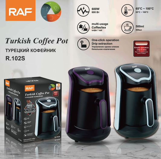RAF Household Heated Coffee Cup New Turkish Coffee Pot Portable Office Coffee Tea Maker