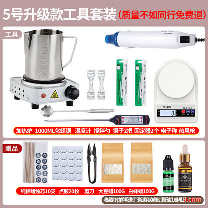 Aromatherapy candle diy tool package wax pot heating furnace soybean wax hand-cooked wax melting wax wax electric heating furnace