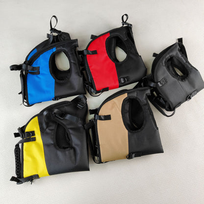 Dog outing backpack horizontal hug multi-functional airborne bag double shoulder strap pet portable four-legged carrying bag