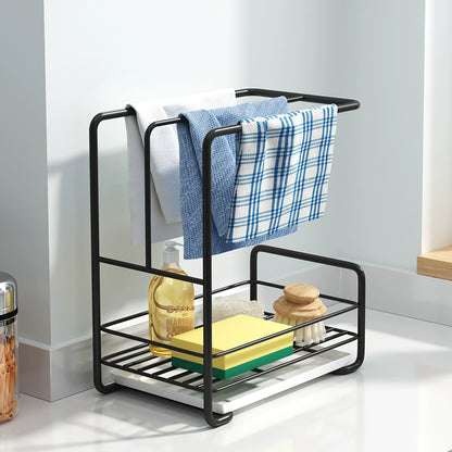 Rag hanging shelf kitchen supplies Daquan drain rack pool storage towel dishwashing sink wall hanging artifact