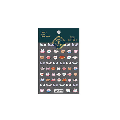 Ferrite new process three-dimensional 5D nail art stickers thin transparent back glue nail stickers nail accessories sprouting sky TS889