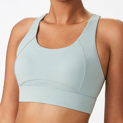 sports bra seamless one-piece cup sports underwear adjustable breasted fitness yoga bra