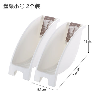Japan imported kitchen storage rack cabinet dishes pan storage rack multi-functional drain rack storage artifact