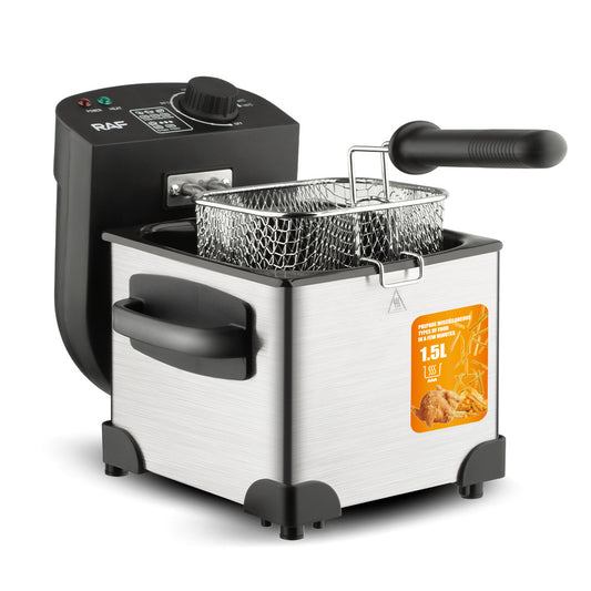 RAF 2.5L Electric Deep Fryer  Household & Commercial Use  Fries, Chicken, Snacks  Free Global Shipping