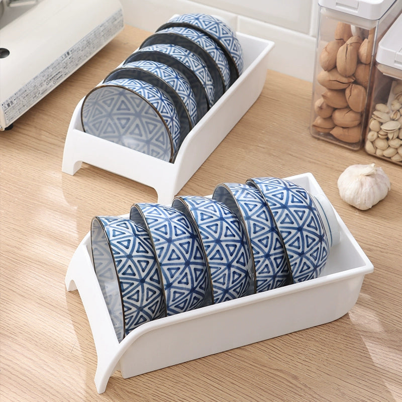 Japan imported kitchen storage rack cabinet dishes pan storage rack multi-functional drain rack storage artifact