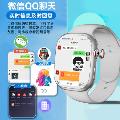 Huaqiangbei S10 smart watch pluggable card watch top with cellular version adult phone watch i