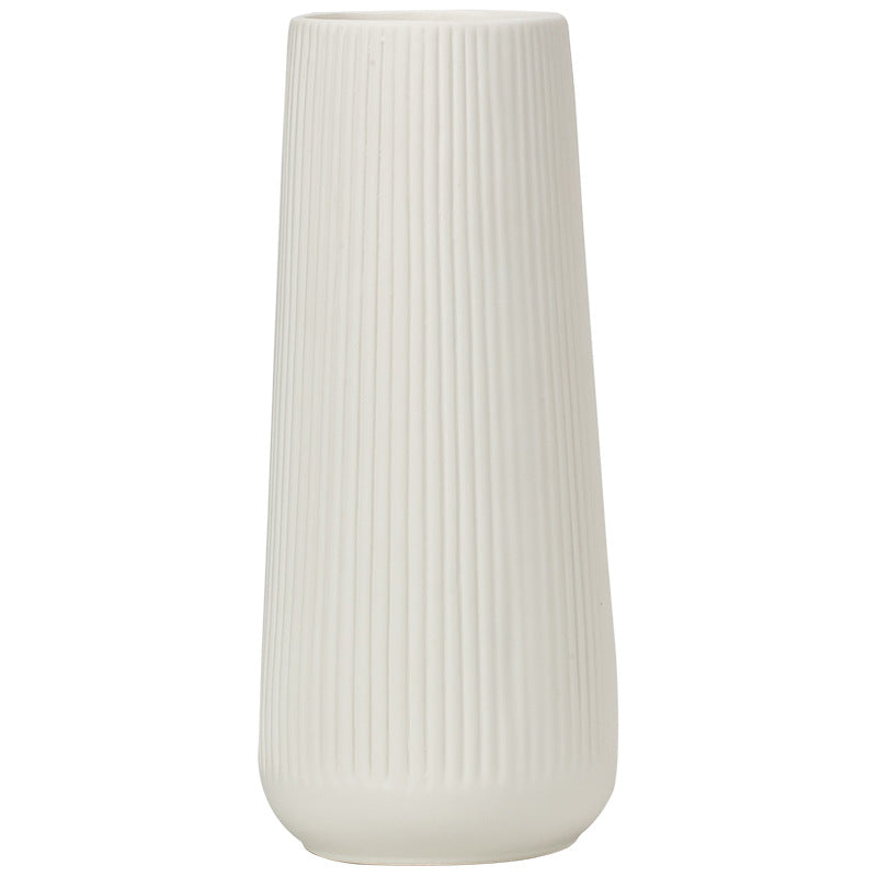 popular ceramic vase creative home living room white hydroponic flower ware Nordic dried flower arrangement decorative ornaments