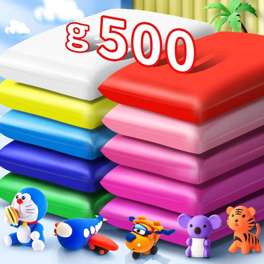 Ultra light clay children's 36 colors 500 grams plasticine dough kindergarten handmade toys space clay ultra light paper clay