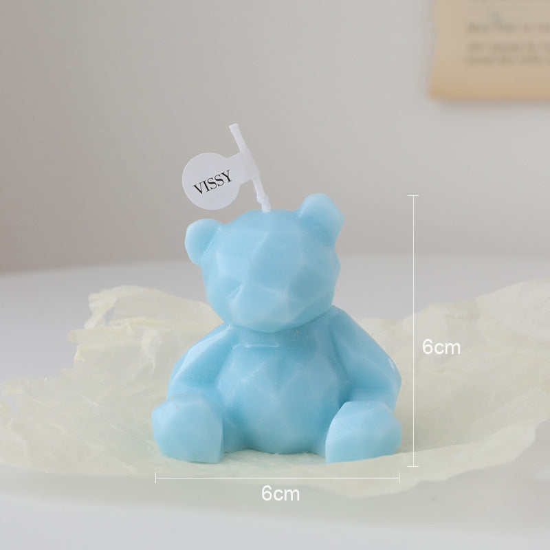 Bear scented candle spot handmade ins decoration creative gift box set cross-border birthday scented candle
