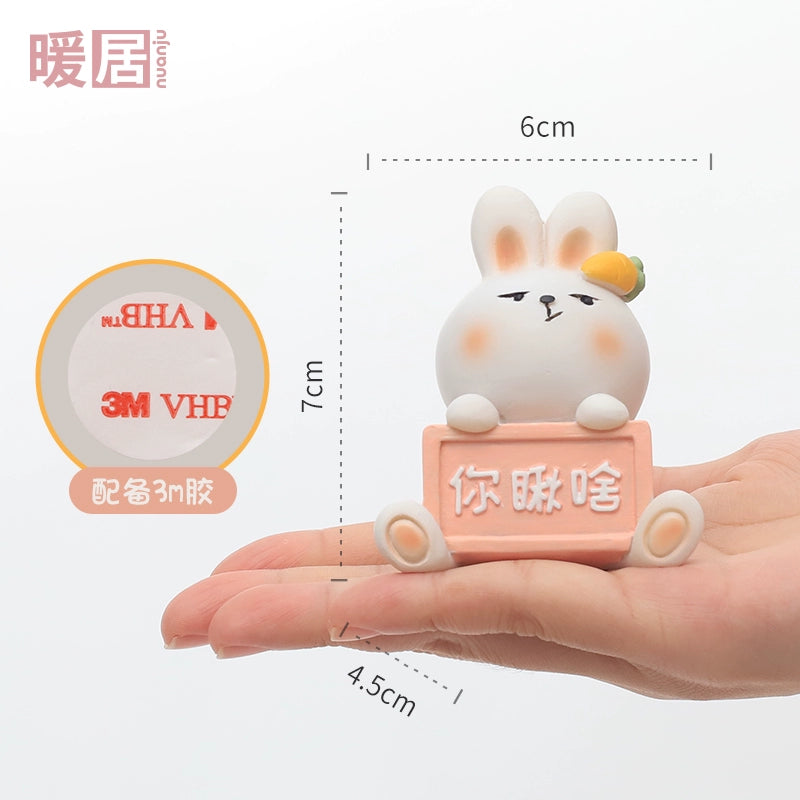 Cartoon animal Japanese small decoration creative home desk desktop decoration cute zakka small gift for others