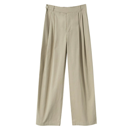 Aki's autumn new product, Japanese khaki pants, women's cover-up, slim, large-size casual design, harem pants