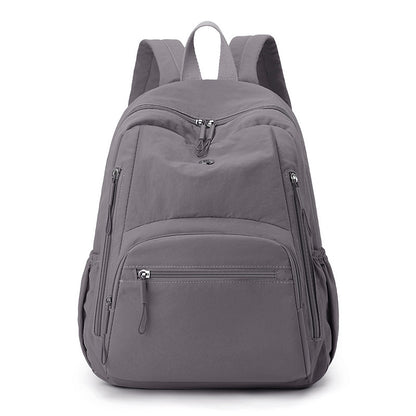 New ultralight waterproof parachute nylon cloth women's large capacity puff bag fashion niche women's backpack