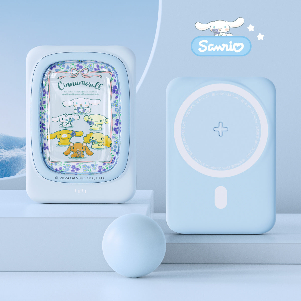 Sanrio Kulomi Magnetic Power Bank Wireless Charging Ultra-thin, compact and lightweight, ultra-large capacity fast charging