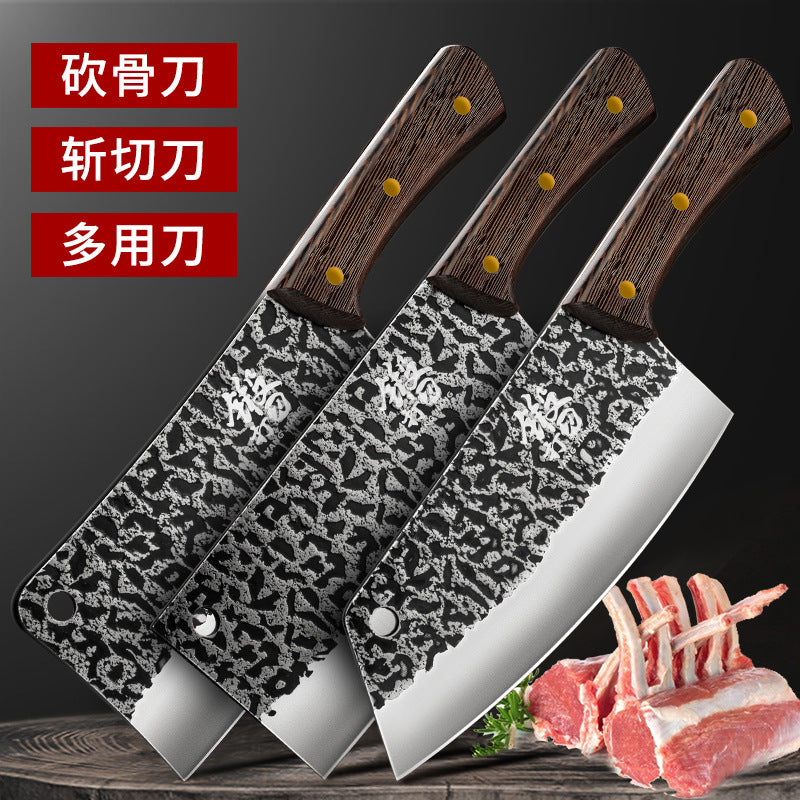 Knives, kitchen supplies, kitchen knives, cutting board sets, household food knives, full sets, Yangjiang forging and bone chopping knives, combination Z