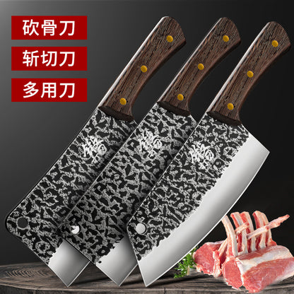 Knives, kitchen supplies, kitchen knives, cutting board sets, household food knives, full sets, Yangjiang forging and bone chopping knives, combination Z