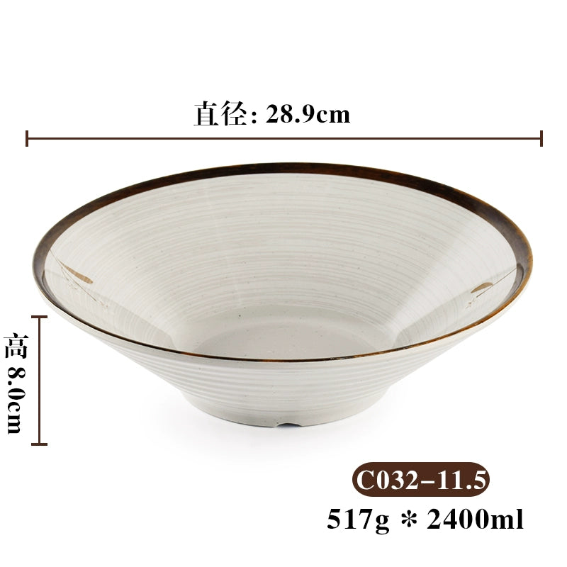 Melamine Japanese-style imitation porcelain hot pot restaurant spoon set tableware