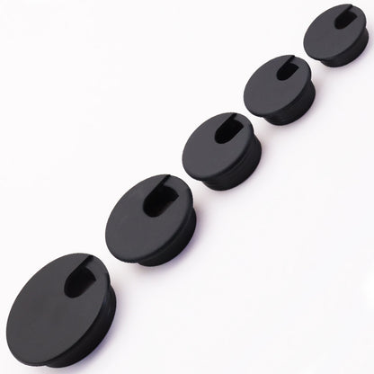 Desk plastic threading box desk wire hole cover 35 50 wire hole plug computer desktop round threading hole