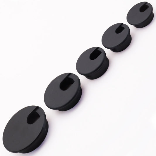 Desk plastic threading box desk wire hole cover 35 50 wire hole plug computer desktop round threading hole