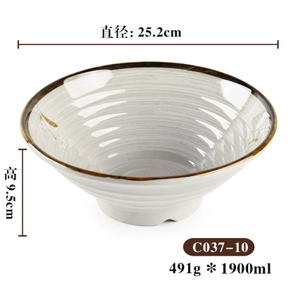 Melamine Japanese-style imitation porcelain hot pot restaurant spoon set tableware