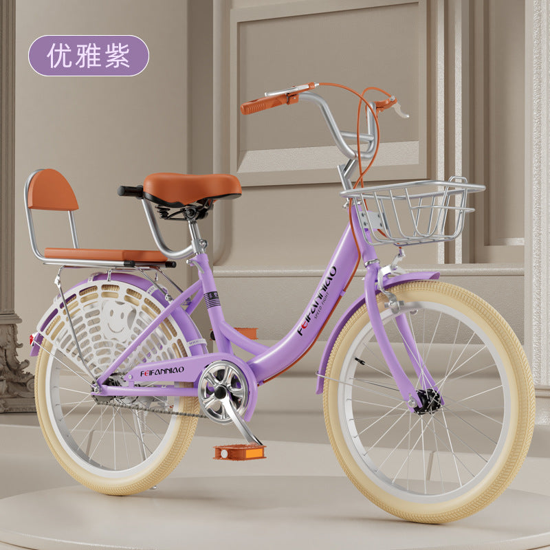 Adult bicycle ladies commuter bike 20 inches/22 inches/24 inches light retro college student campus bicycle transportation