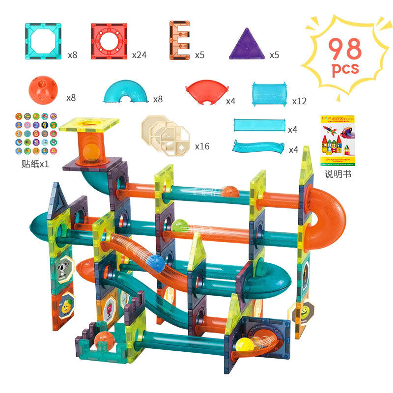 large color window magnetic sheet strong magnetic building block children's educational toy assembly for men and women with free shipping