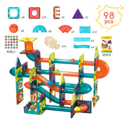 large color window magnetic sheet strong magnetic building block children's educational toy assembly for men and women with free shipping