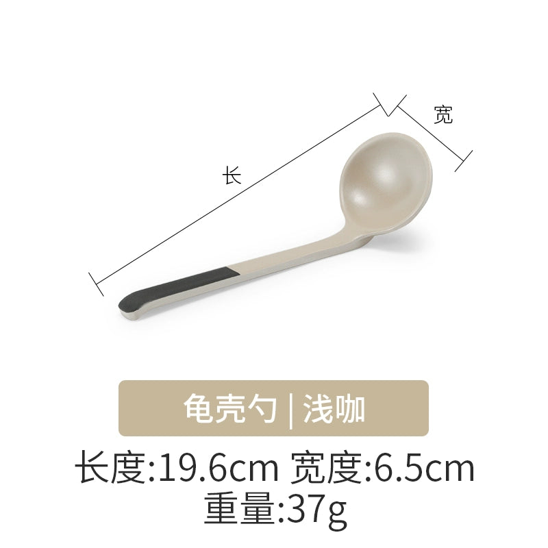 Retro Noodle Shop Imitation Porcelain Two-color Plastic Frosted Bamboo Hat Bowl
