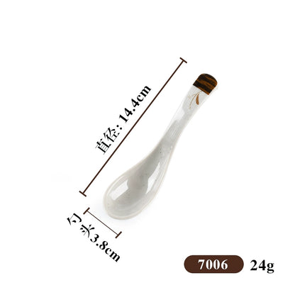 Melamine Japanese-style imitation porcelain hot pot restaurant spoon set tableware