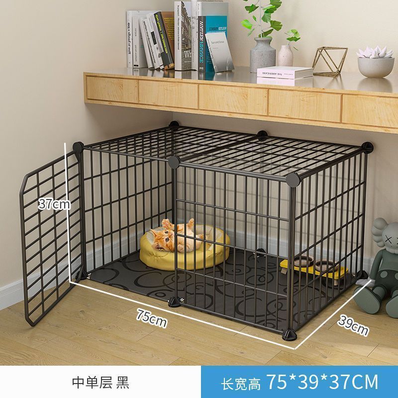 Cat cage with toilet villa extra large free space indoor empty cage cat house home three-tier small cat cat litter