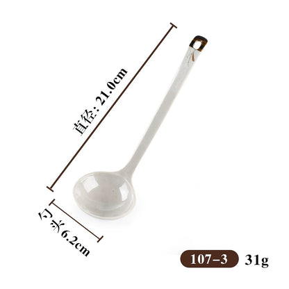 Melamine Japanese-style imitation porcelain hot pot restaurant spoon set tableware