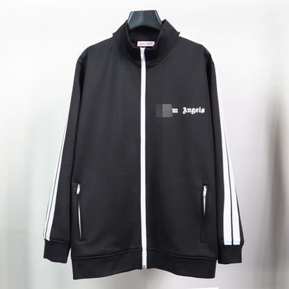 The correct version of the tide brand palm palm angel striped webbing high street casual sports jacket couple suit