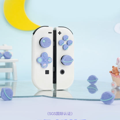 Extremely want genuine switch cat claw heart-shaped button stickers ns cross color stickers rocker cap protective sleeve accessories